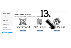 Obraz przedstawiający wybór programu WordPress, który zostanie wykorzystany do założenia bloga.